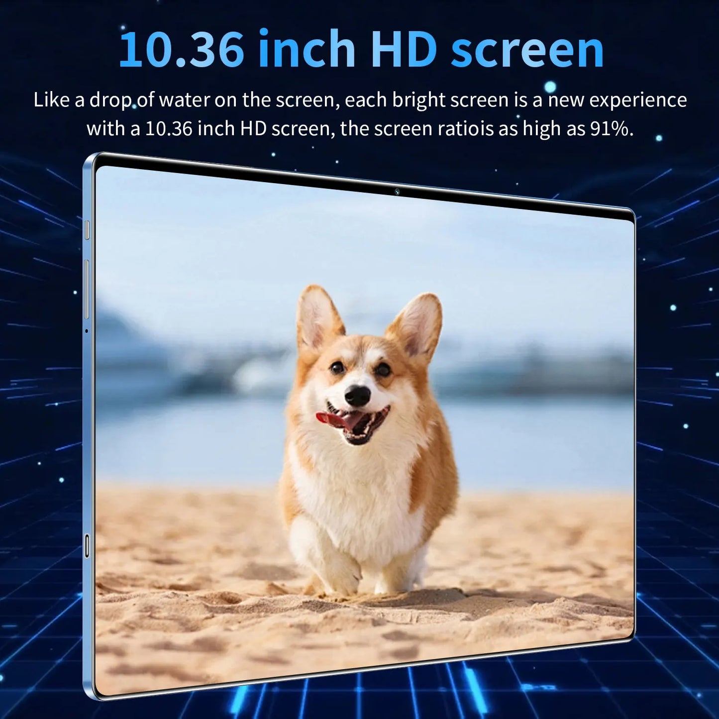 2025 New 10.36Inch Original Tablet 16GB Ram 1TB Rom Android13.0 Dual SIM 10 Core 12000mAh Bluetooth WIFI 5G Network Tablet PC