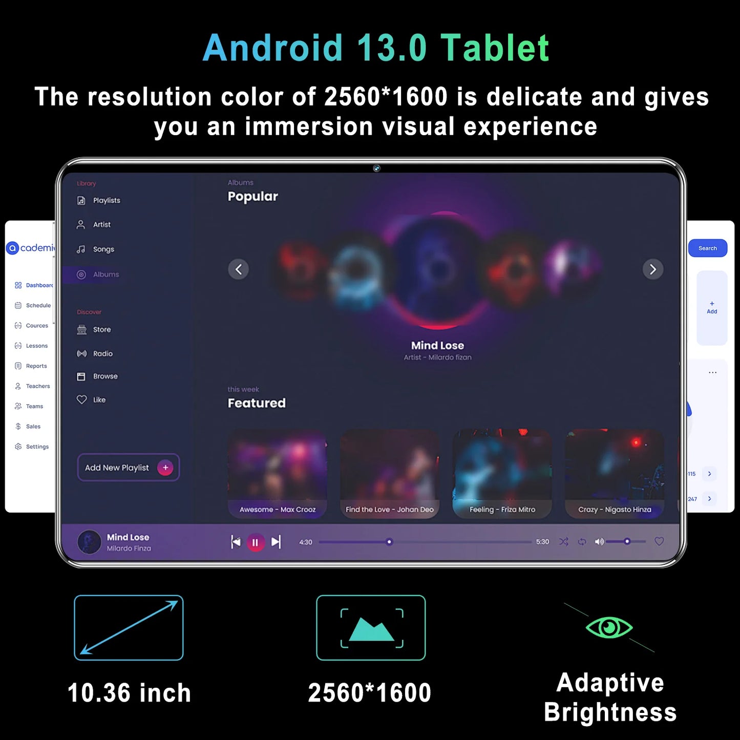 2025 New 5G Global Version Tablet 16GB RAM 1TB ROM 10.36 Inch tablet Android 13.0 Pad 10 CoreTablet PC Dual Wifi Dual SIM Card