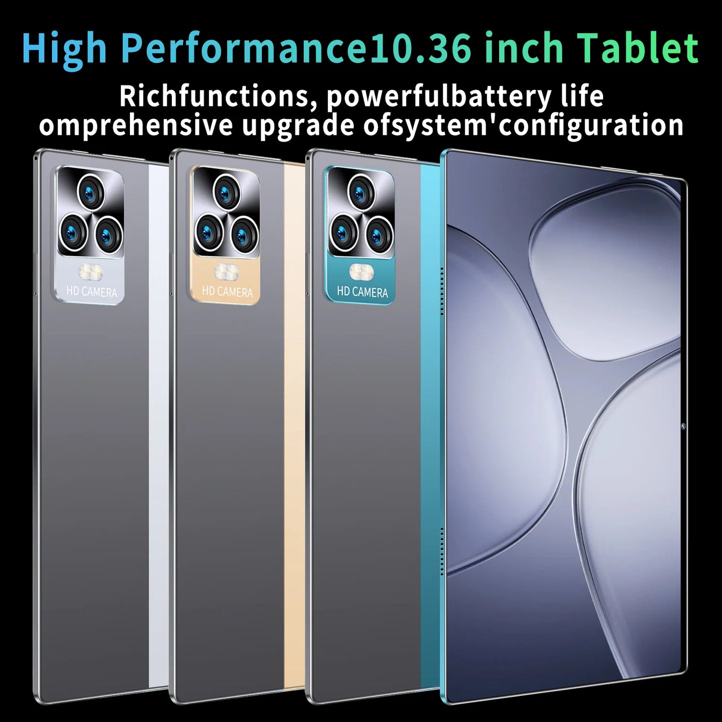2025 New 5G Global Version Tablet 16GB RAM 1TB ROM 10.36 Inch tablet Android 13.0 Pad 10 CoreTablet PC Dual Wifi Dual SIM Card