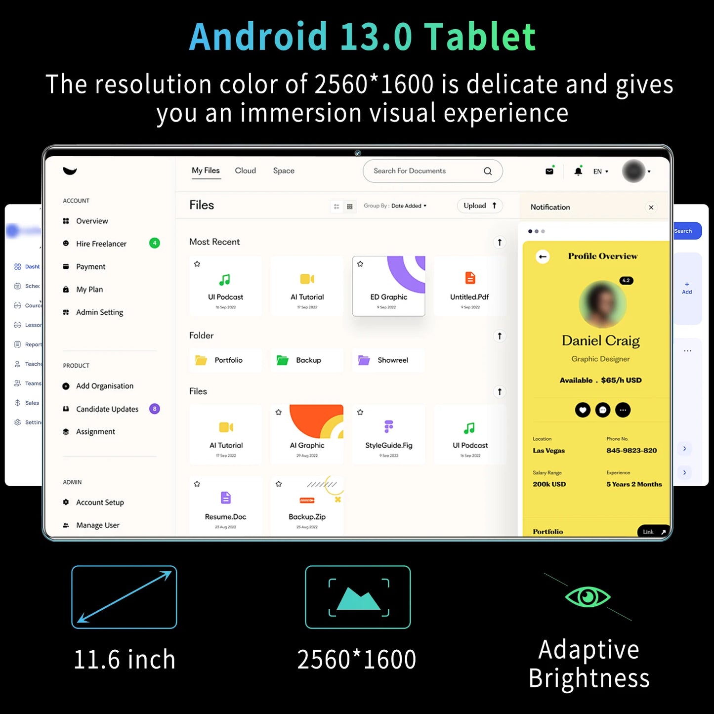 2025 New 5G Global Version Tablet 16GB RAM 1TB ROM 10.36 Inch tablet Android 13.0 Pad 10 CoreTablet PC Dual Wifi Dual SIM Card