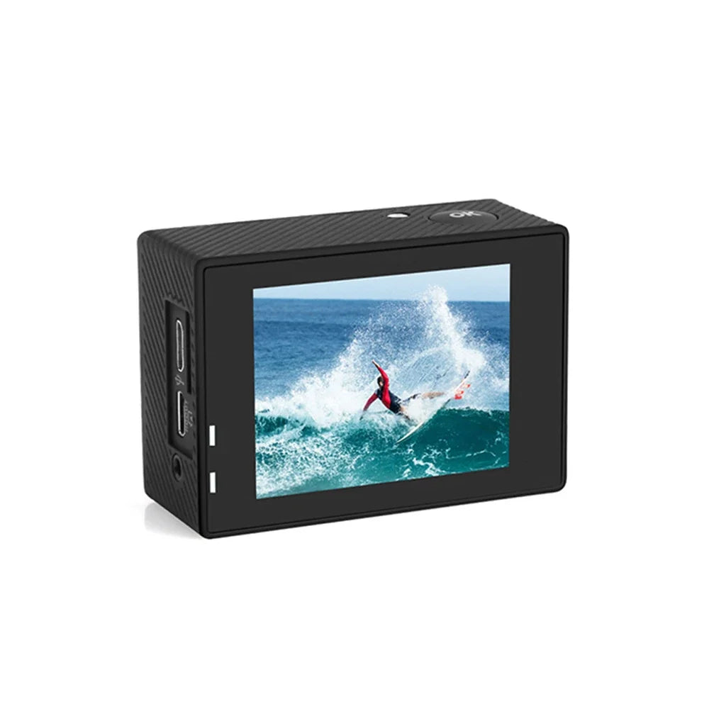 Action Camera 4K WiFi 2.0-inch Screen Waterproof 170D Underwater sports video cameras for motorcycle helmet Outdoor Sport Cam