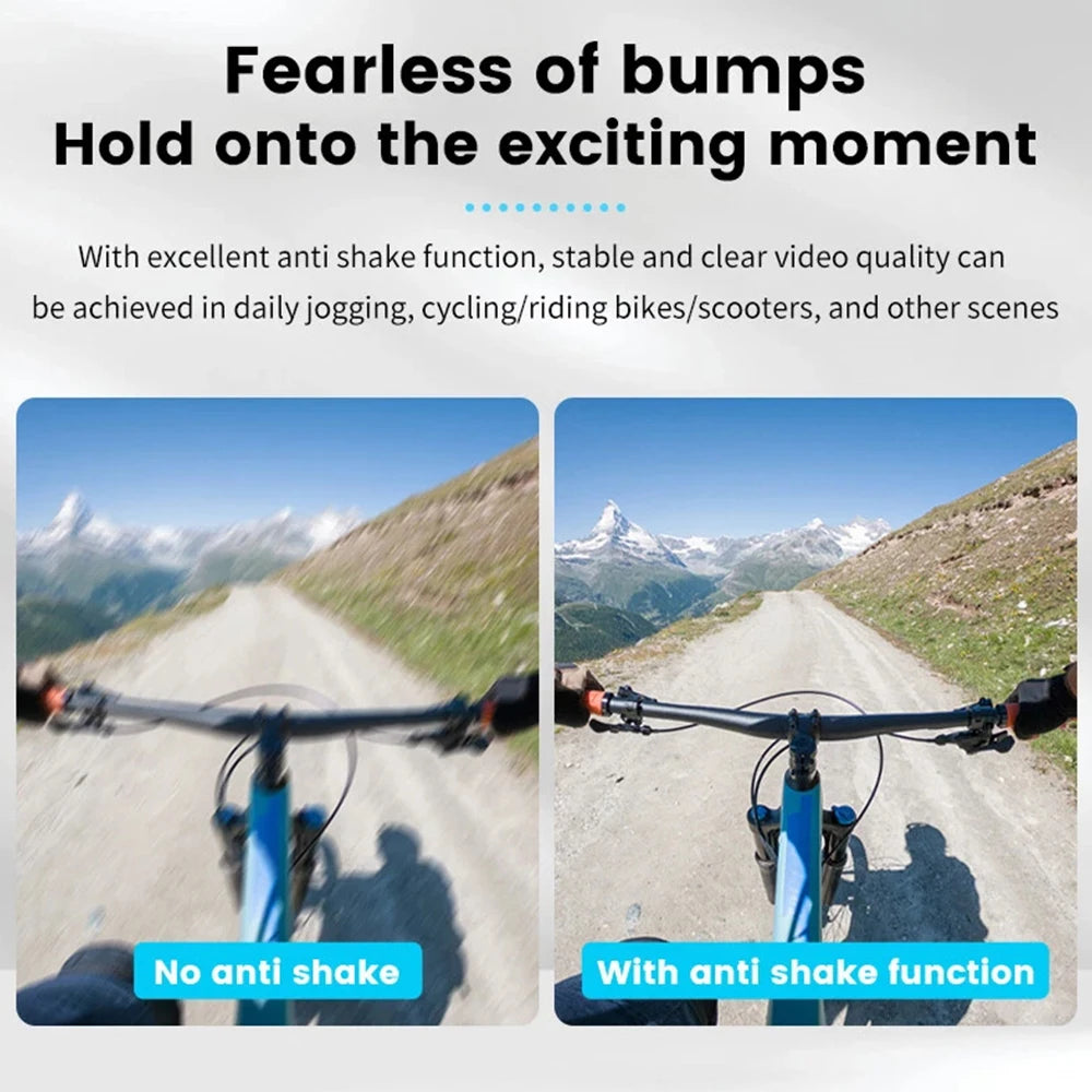 4K Bodycam Action Bike Camera Integrated Helmet Handlebar Motorcycle Road Sport Cam Battery Body Mini Full Hd Sports Action Wifi