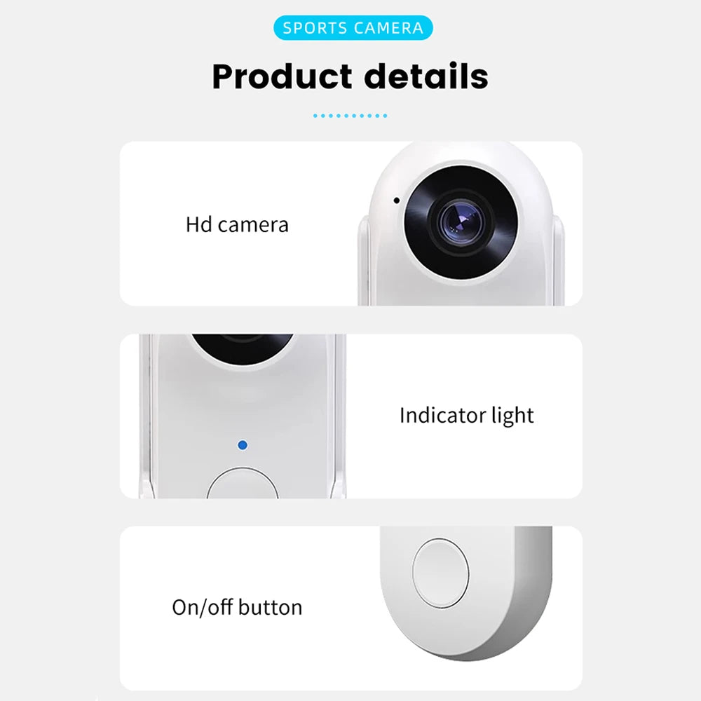 4K Bodycam Action Bike Camera Integrated Helmet Handlebar Motorcycle Road Sport Cam Battery Body Mini Full Hd Sports Action Wifi