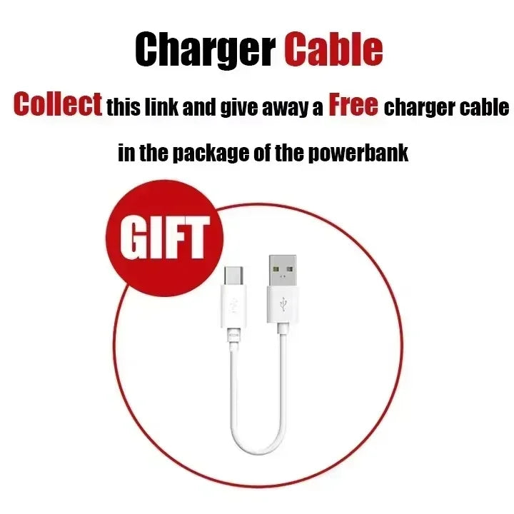 Xiaomi 120W 50000mAh Power Bank Portable Super Fast Charging External Battery Powerbank High Capacity Power Bank For Multi Devic