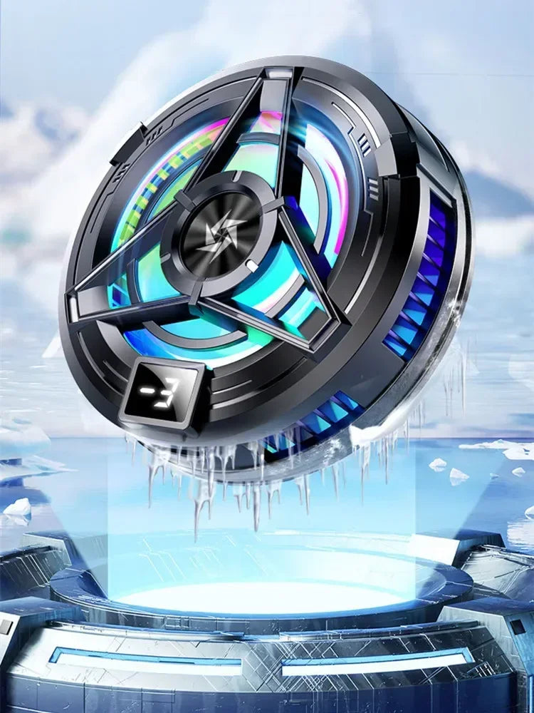 New SL17 Magnetic Display Phones Cooler Back-Clip 2 in 1 Game Cooler Semiconductor Fast Phone Cooling Fan for IOS Android Phone