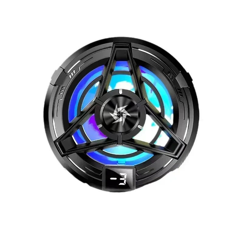 New SL17 Magnetic Display Phones Cooler Back-Clip 2 in 1 Game Cooler Semiconductor Fast Phone Cooling Fan for IOS Android Phone
