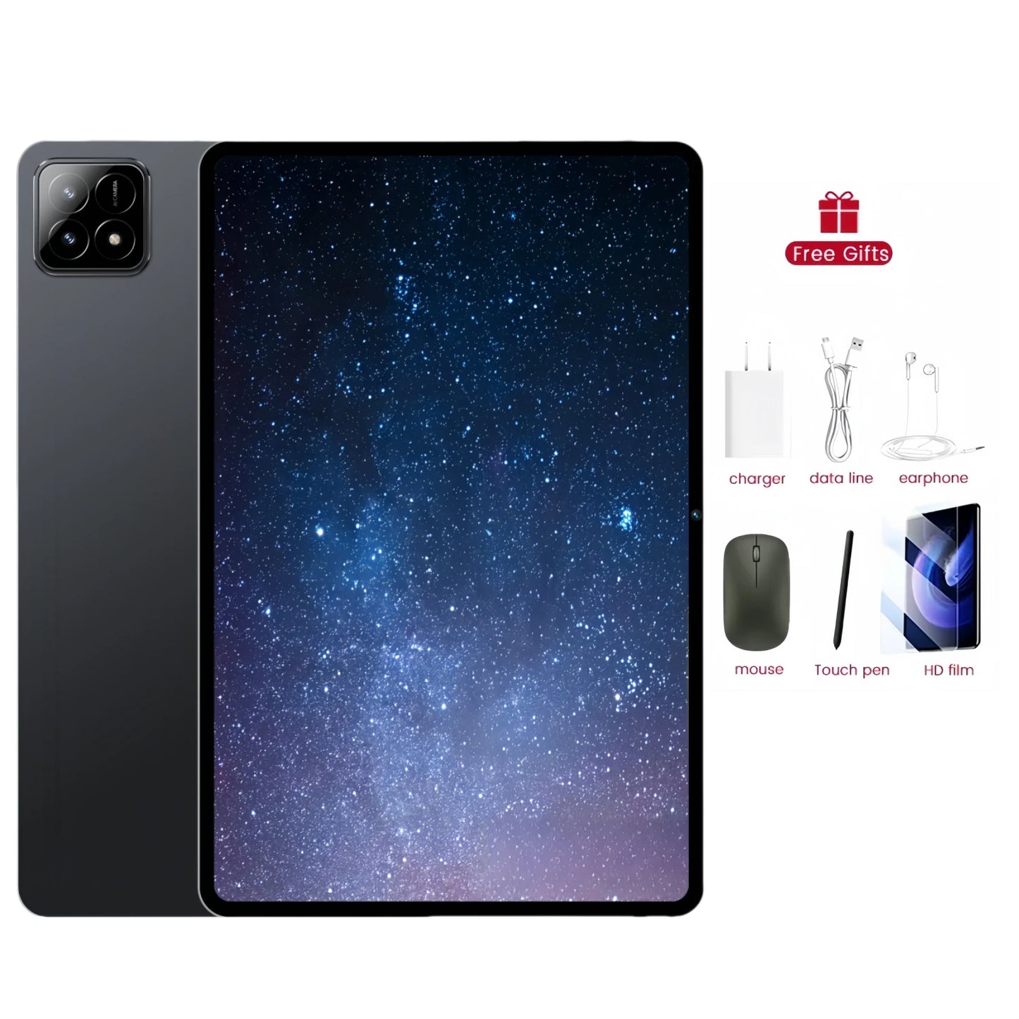 2025 Global Version PAD 7S Pro Snapdragon 8GEN2 Android 14 Tablet 11Inch HD 22GB+2TB 20000 mAh 5G Dual SIM Wifi Tables PC