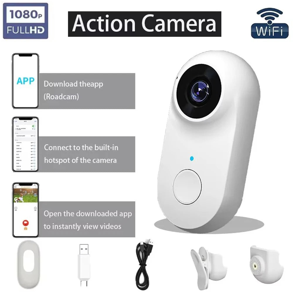 4K Bodycam Action Bike Camera Integrated Helmet Handlebar Motorcycle Road Sport Cam Battery Body Mini Full Hd Sports Action Wifi