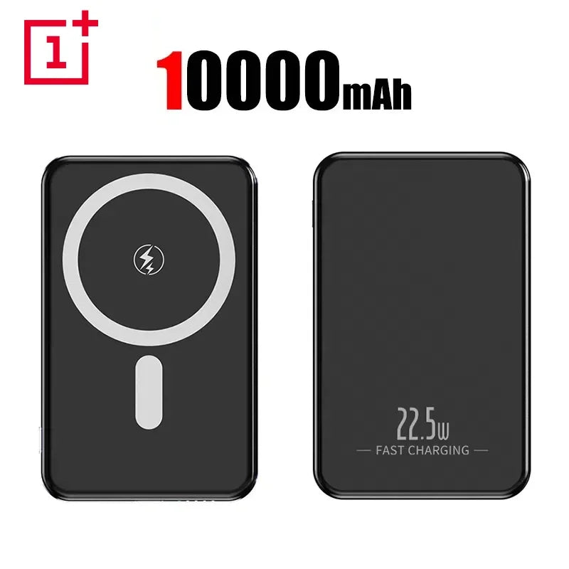 OnePlus 50000mAh Magnetic Power Bank Magnet Wireless Ultra Slim Fast Charge Auxiliary Battery Charging For IPhone Samsung Xiaomi