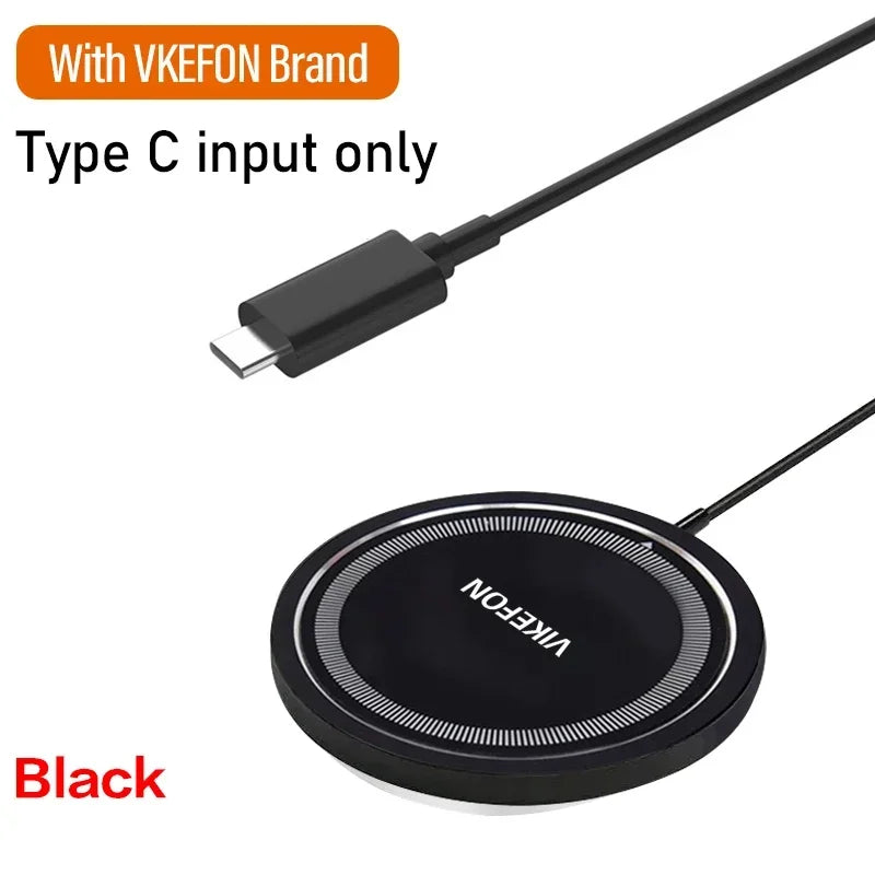 100W Magnetic Wireless Charger Pad USB + Type C For Magsafe iPhone 16 15 14 13 12 Pro Max Fast Charging Dock Station Chargers