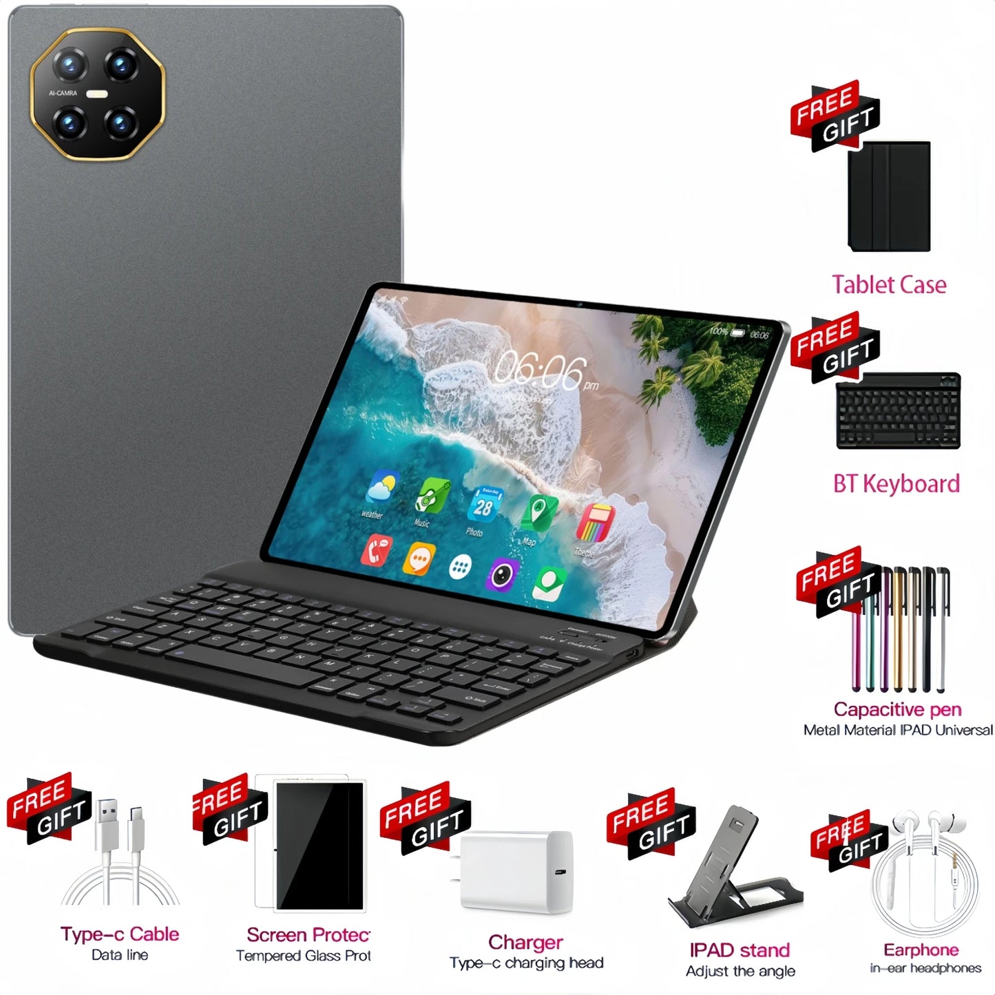 2025 Global Version XioamI PAD 8 Pro Snapdragon 8GEN2 Android 14 Tablet 11Inch HD 16GB+1TB 12000 mAh 5G Dual SIM Wifi Tables PC