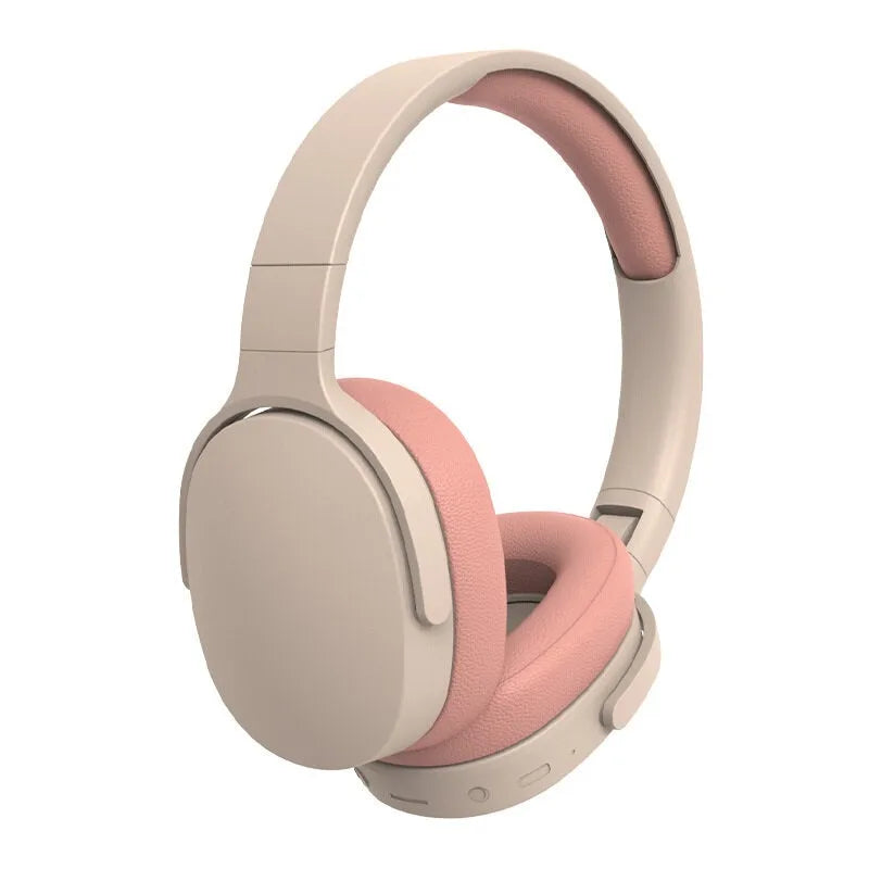 Kabelloser Bluetooth 5.3-Kopfhörer Over Ear Hifi-Stereo-Headset True Sports mit Kopfhörern TF/AUX-Musik-Player mit HD-Mikrofon