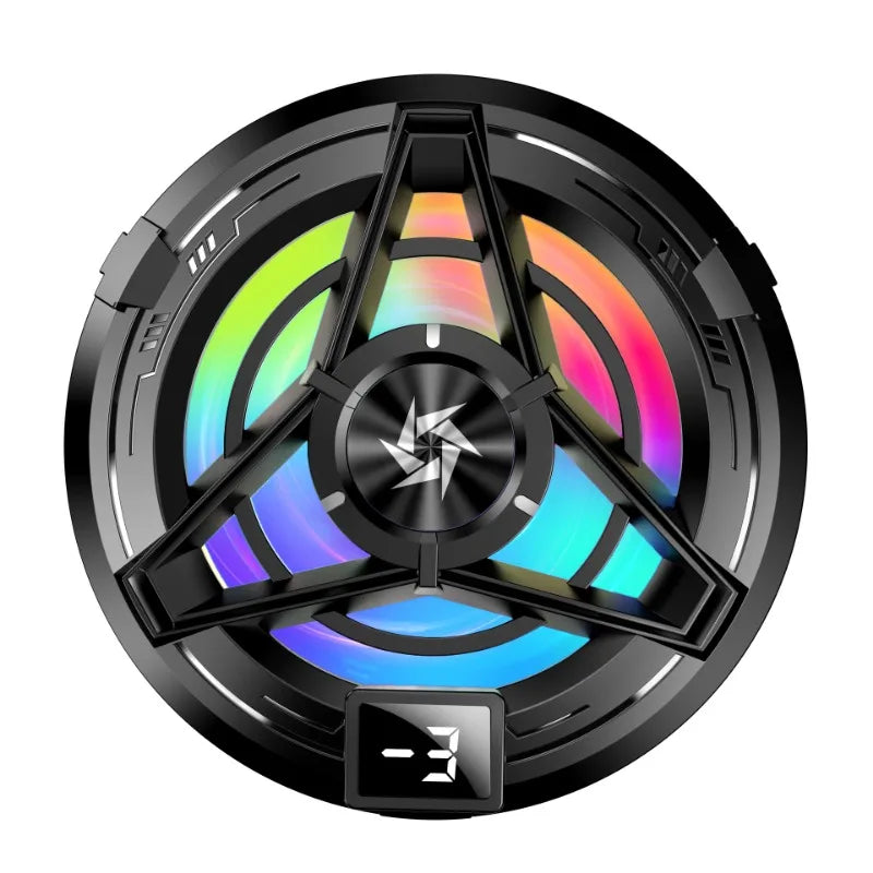 New SL17 Magnetic Display Phones Cooler Back-Clip 2 in 1 Game Cooler Semiconductor Fast Phone Cooling Fan for IOS Android Phone