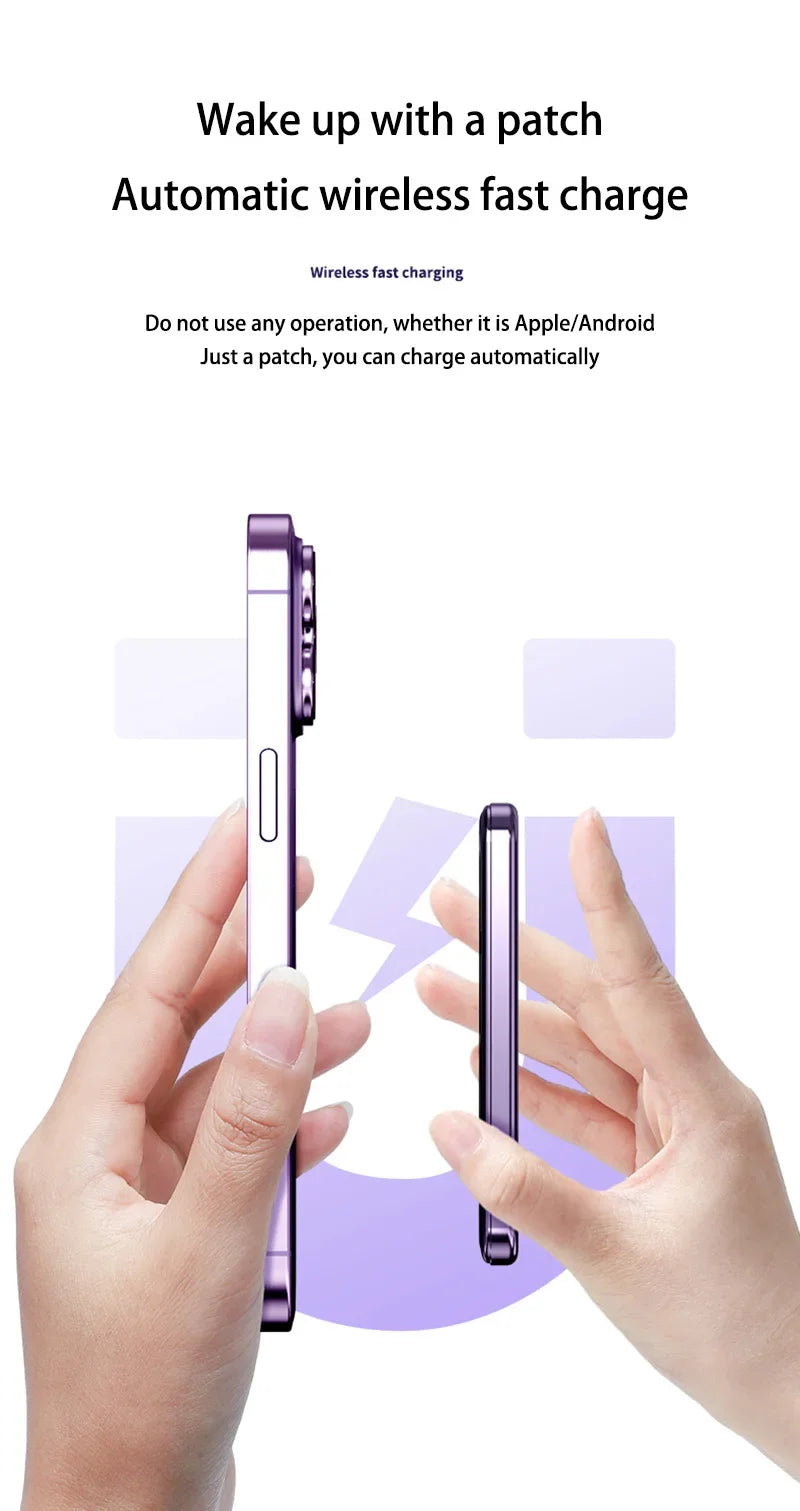 OnePlus 50000mAh Magnetic Power Bank Magnet Wireless Ultra Slim Fast Charge Auxiliary Battery Charging For IPhone Samsung Xiaomi
