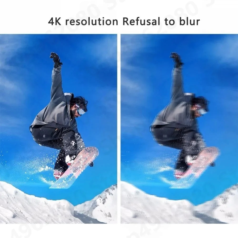 Action Camera 4K Ultra HD Waterproof 2.0-inch Screen WiFi Remote Control 30fps/170D Underwater Helmet Sports Go Video Camera Pro