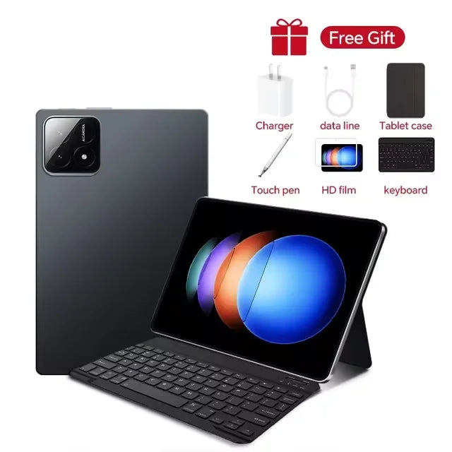 2025 Original  Tablet Android14 Snapdragon888 11Inch HD 16GB+1TB 12000mAh 5G Dual SIM Bluetooth WiFi GPS Tables