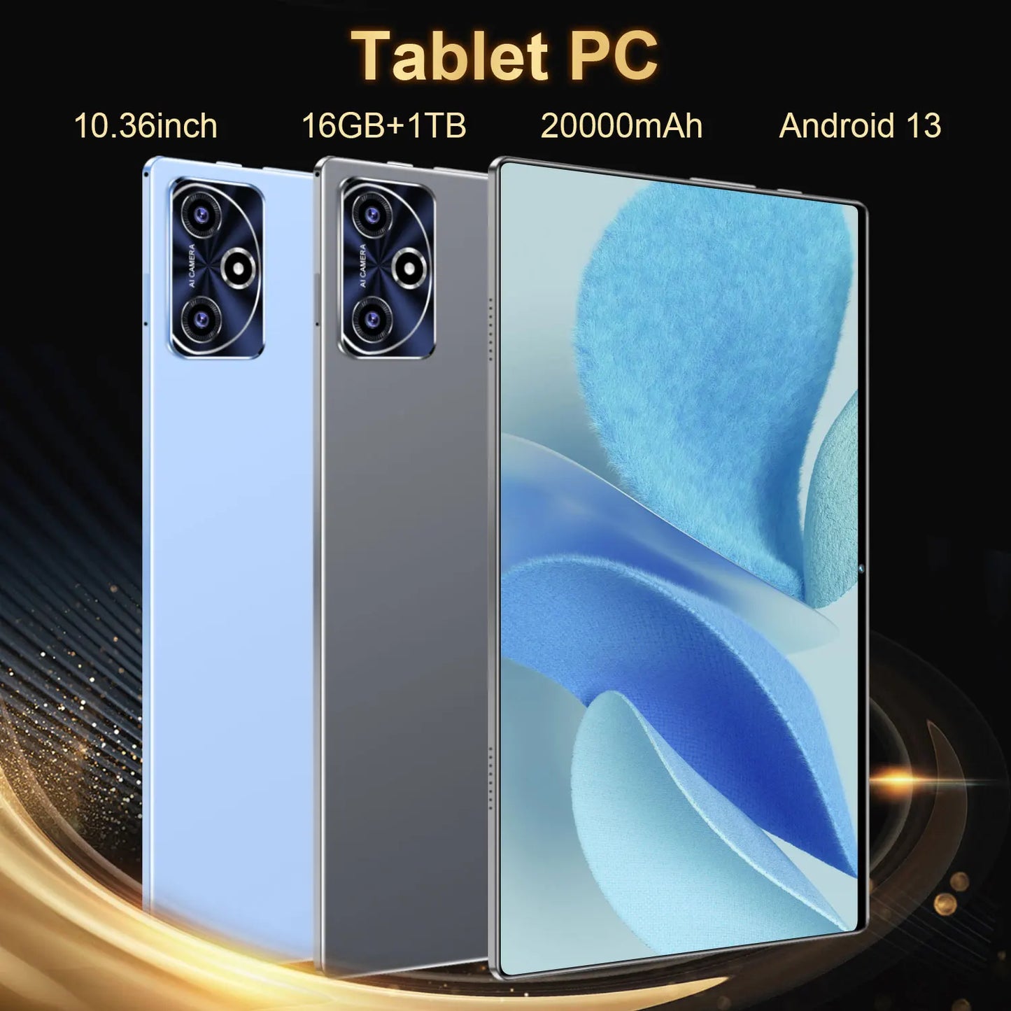 2025 Original  Tablet Android14 Snapdragon888 11Inch HD 16GB+1TB 12000mAh 5G Dual SIM Bluetooth WiFi GPS Tables