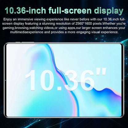 2025 5G Tablet Android 13.0 Brand New 10.36 inch 16GB RAM 1TB ROM Tablet 16MP 32MP 12000mAh 10Core WIFI Bluetooth Network Tablet