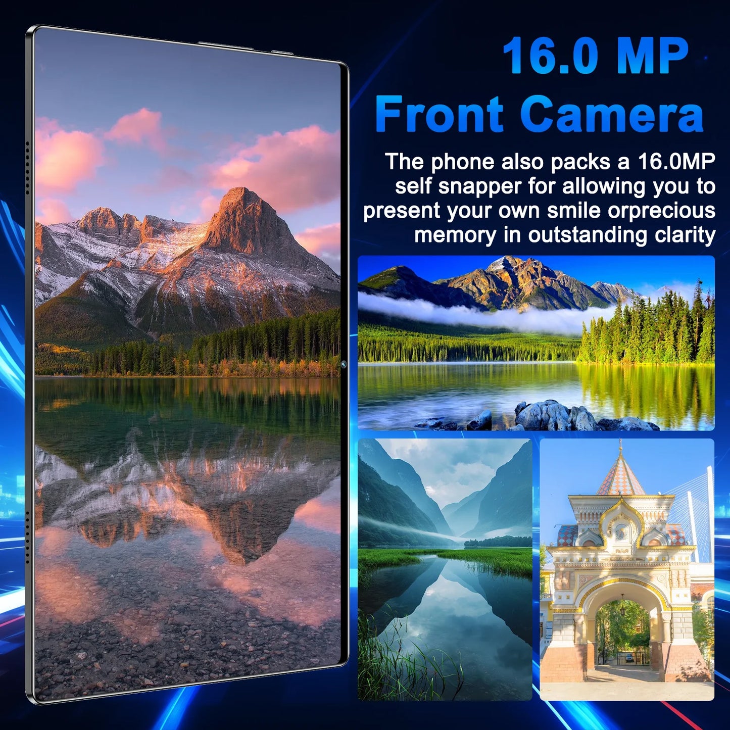 2025 New 5G Tablet 10.36Inch Android 13.0 Tablet MTK6797 16GB RAM 1TB ROM Tablet PC Dual Cameras Dual Sim Card Wifi Type-c