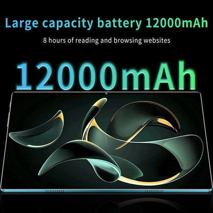 2025 5G Tablet Android 13.0 Brand New 10.36 inch 16GB RAM 1TB ROM Tablet 16MP 32MP 12000mAh 10Core WIFI Bluetooth Network Tablet