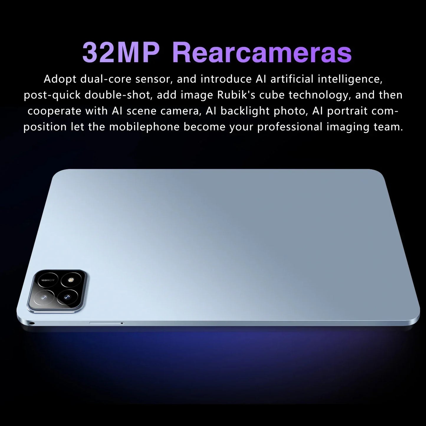 2025 Original  Tablet Android14 Snapdragon888 11Inch HD 16GB+1TB 12000mAh 5G Dual SIM Bluetooth WiFi GPS Tables