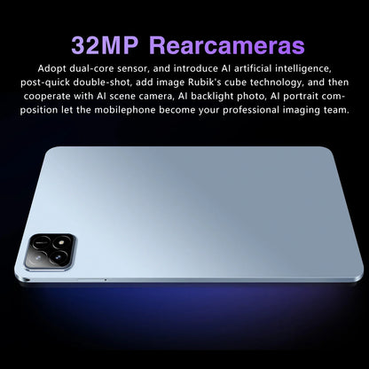 2025 Original  Tablet Android14 Snapdragon888 11Inch HD 16GB+1TB 12000mAh 5G Dual SIM Bluetooth WiFi GPS Tables