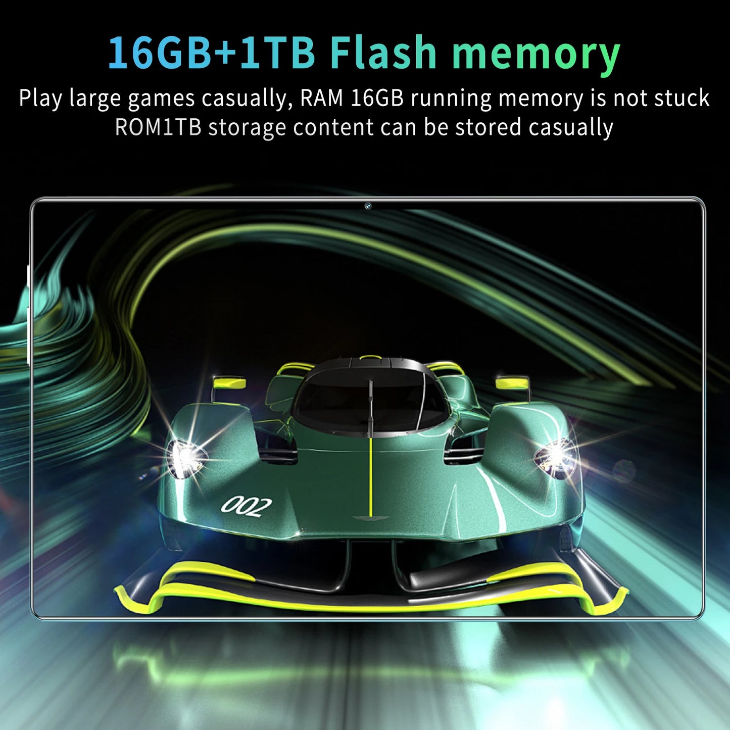 2025 5G Tablet Android 13.0 Brand New 10.36 inch 16GB RAM 1TB ROM Tablet 16MP 32MP 12000mAh 10Core WIFI Bluetooth Network Tablet
