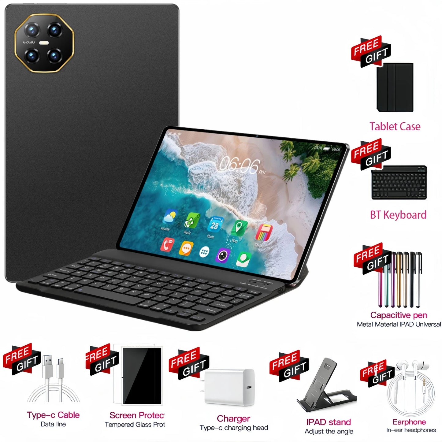 2025 Global Version XioamI PAD 8 Pro Snapdragon 8GEN2 Android 14 Tablet 11Inch HD 16GB+1TB 12000 mAh 5G Dual SIM Wifi Tables PC