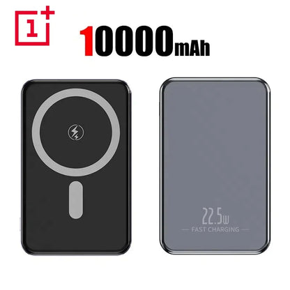 OnePlus 50000mAh Magnetic Power Bank Magnet Wireless Ultra Slim Fast Charge Auxiliary Battery Charging For IPhone Samsung Xiaomi