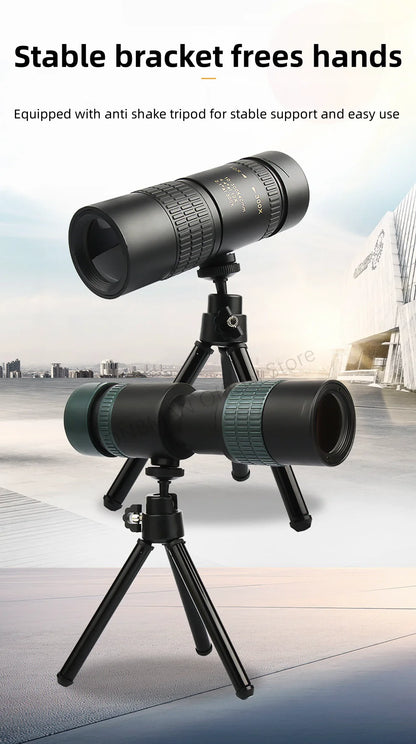10-300X Zoom High Definition Powerful Binocular Telescope Remote Portable High Quality Professional Hunting Monocular Telescope