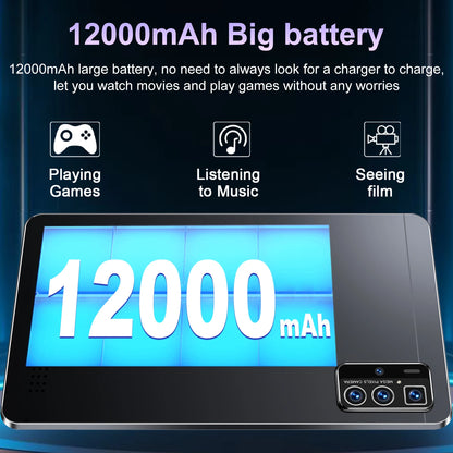 2025 New 5G Tablet 10.36Inch Android 13.0 Tablet MTK6797 16GB RAM 1TB ROM Tablet PC Dual Cameras Dual Sim Card Wifi Type-c