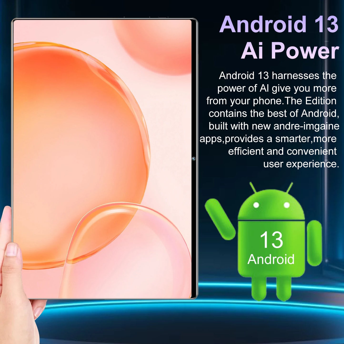 2025 New 5G Tablet 10.36Inch Android 13.0 Tablet MTK6797 16GB RAM 1TB ROM Tablet PC Dual Cameras Dual Sim Card Wifi Type-c