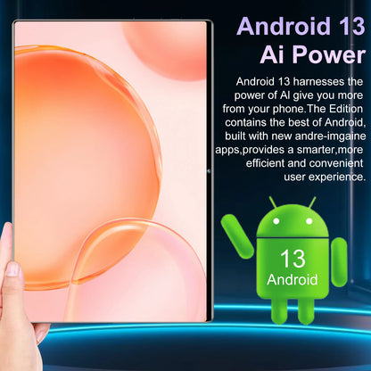 2025 New 5G Tablet 10.36Inch Android 13.0 Tablet MTK6797 16GB RAM 1TB ROM Tablet PC Dual Cameras Dual Sim Card Wifi Type-c