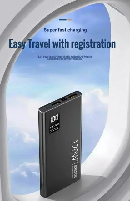 Oneplus 120W 50000mAh Power Bank High Capacity Fast Charging Powerbank Portable Battery Charger For Iphone Samsung Huawei Xiaomi