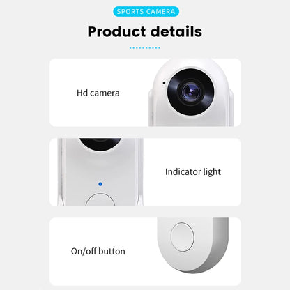 4K Bodycam Action Bike Camera Integrated Helmet Handlebar Motorcycle Road Sport Cam Battery Body Mini Full Hd Sports Action Wifi