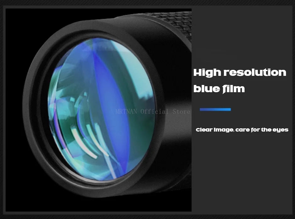 10-300X Zoom Metal HD Bak4 Powerful Binoculars Long Range Quality Portable Professional Telescope Monocular for Hunting