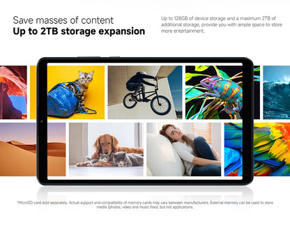 Pad SE 8.7 inch Global Version Mi Tablet MTK Helio G85 6650mAh Dual speakers Dolby Atmos® 90Hz Display