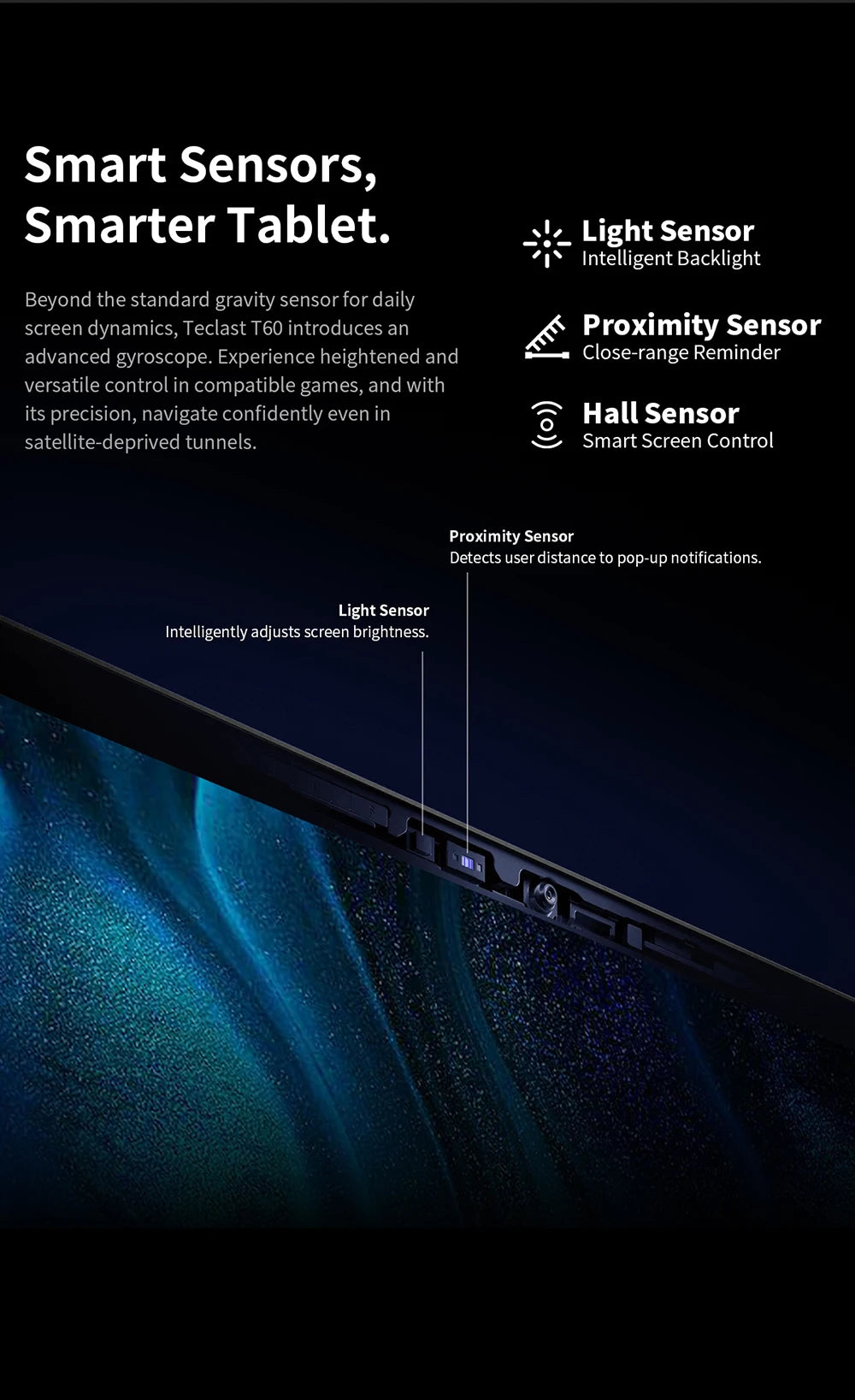 Teclast T60 Android 14 Tablet 12" 2K 90Hz Display, UNISOC T620, Max 20GB RAM, 256GB ROM, 8000mAh, 18W Fast Charge, 4G LTE, GPS