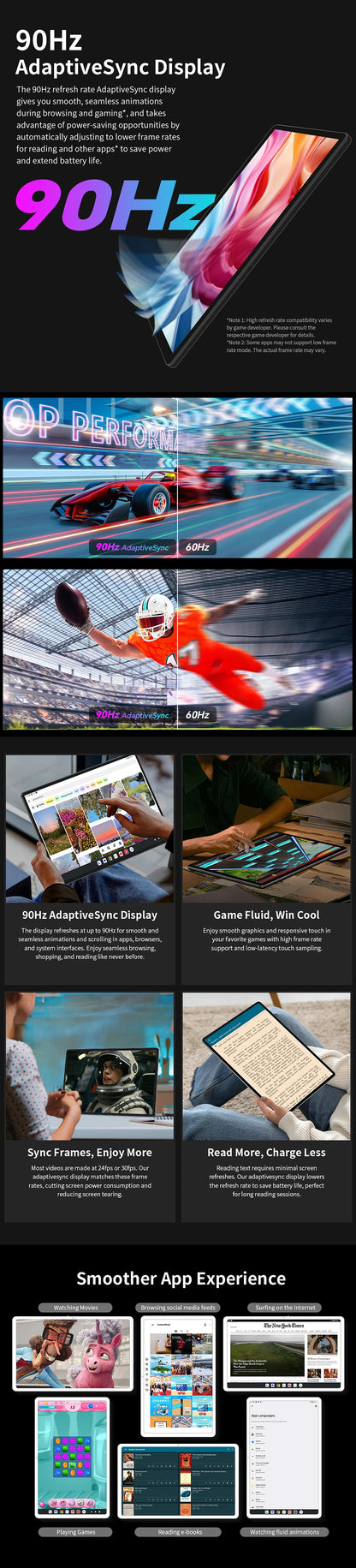 Teclast T60 Android 14 Tablet 12" 2K 90Hz Display, UNISOC T620, Max 20GB RAM, 256GB ROM, 8000mAh, 18W Fast Charge, 4G LTE, GPS