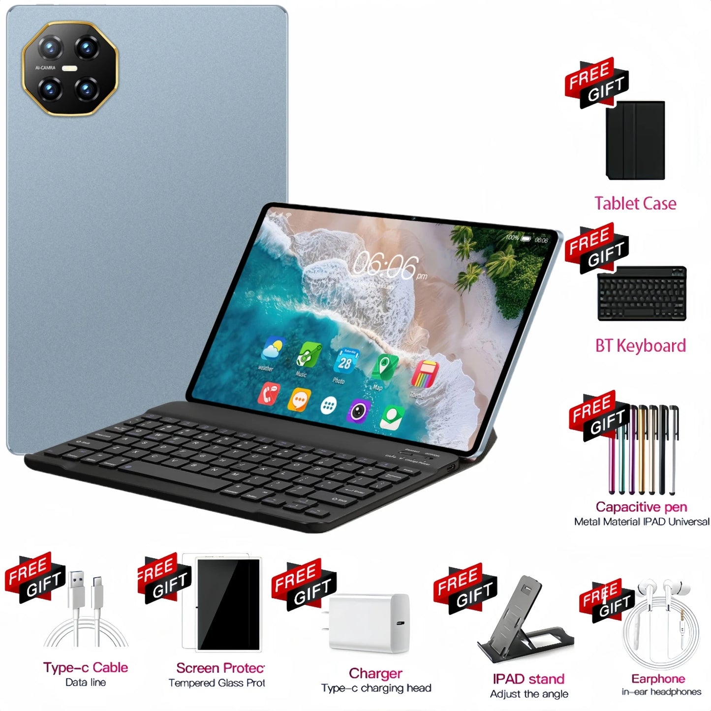 2025 Global Version XioamI PAD 8 Pro Snapdragon 8GEN2 Android 14 Tablet 11Inch HD 16GB+1TB 12000 mAh 5G Dual SIM Wifi Tables PC