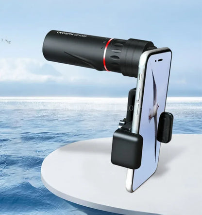 2000x24 HD Monocular Telescope Mini Portable Mobile Phone Telescope with Holder Outdoor Camping Hunting Birdwatching Telescopes