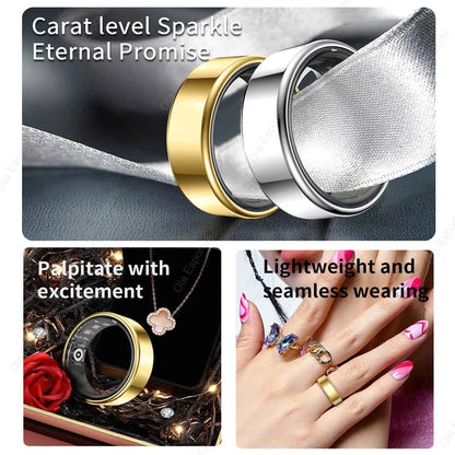 2025 New For Xiaomi Smart Ring Men Women, Heart Rate and Blood Oxygen Monitor Smartring IP68 & 5ATM Waterproof, Multi-sport Mode