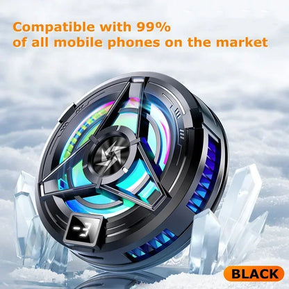 New SL17 Magnetic Display Phones Cooler Back-Clip 2 in 1 Game Cooler Semiconductor Fast Phone Cooling Fan for IOS Android Phone
