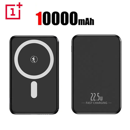 OnePlus 50000mAh Magnetic Power Bank Magnet Wireless Ultra Slim Fast Charge Auxiliary Battery Charging For IPhone Samsung Xiaomi