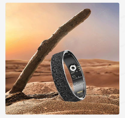 New Smart Ring with Charging Case for men women,Health and Sleep Monitor,iP68 & 5ATM Waterproof,Multi-sport Mode,For Android ios