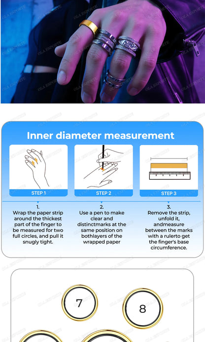 For Xiaomi Smart Ring Men Women Bluetooth Monitor Blood HeartRate Blood Oxygen Monitor Smartring MultiSport 5ATM Waterproof 2025