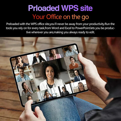 2025 Global Version PAD 7S Pro Snapdragon 8GEN2 Android 14 Tablet 11Inch HD 22GB+2TB 20000 mAh 5G Dual SIM Wifi Tables PC