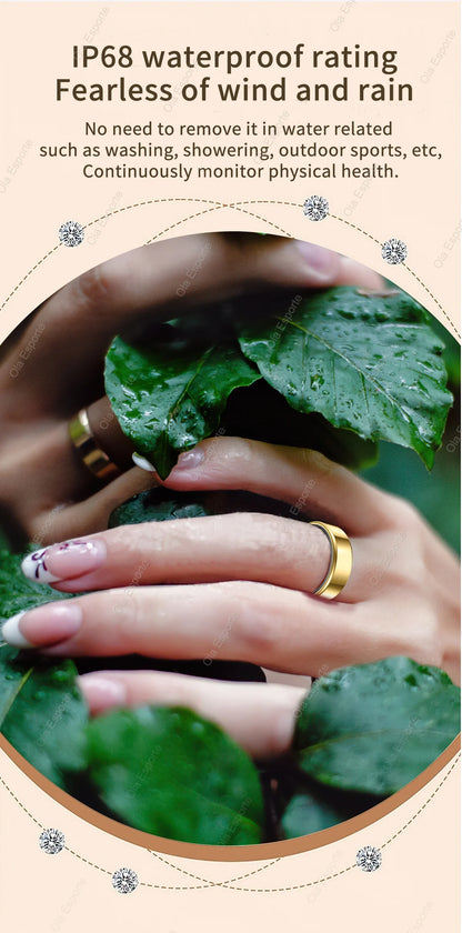 2025 New For Xiaomi Smart Ring Men Women, Heart Rate and Blood Oxygen Monitor Smartring IP68 & 5ATM Waterproof, Multi-sport Mode