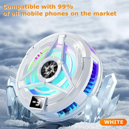 New SL17 Magnetic Display Phones Cooler Back-Clip 2 in 1 Game Cooler Semiconductor Fast Phone Cooling Fan for IOS Android Phone