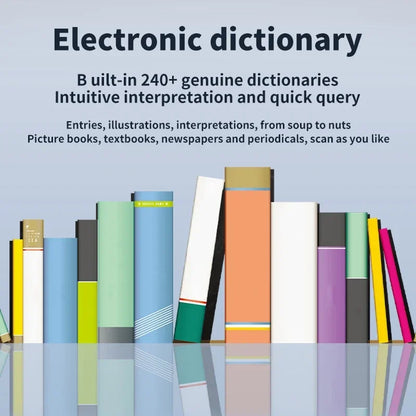 Smart Scanning Dictionary Pen Portable Scan Reader Text Dictionary Voice Translation Pen WiFi/Offline Language Translator Device